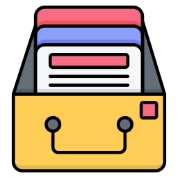 cajón de archivos icono