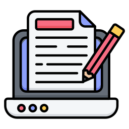 Writing content icon