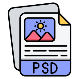 Psd format icon