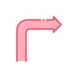 Turn right icon