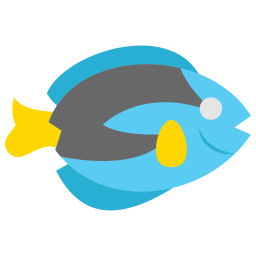 pesce azzurro icona