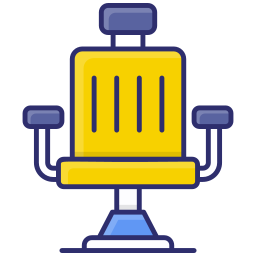 Barber chair icon