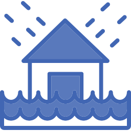inondation Icône