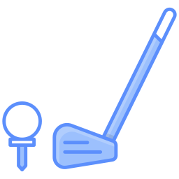 Golf stick icon