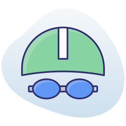 Swimming goggles icon