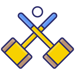 juego de croquet icono