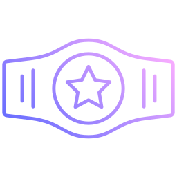 Champion belt icon
