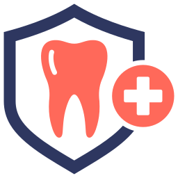 seguro dental Ícone