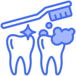 pulizia dentale icona
