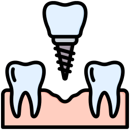 implante dental icono