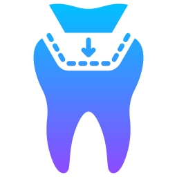 obturation dentaire Icône