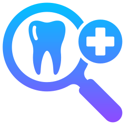 Dental checkup icon