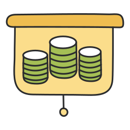 financiële presentatie icoon