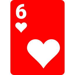 sześć serc ikona