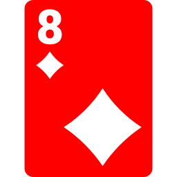 Eight of diamonds icon