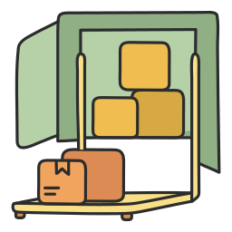 Cargo loading icon