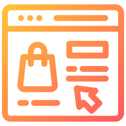 comercio electrónico icono