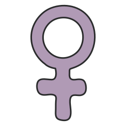 genero femenino icono