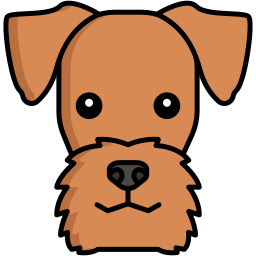 Airedale terrier icon