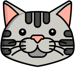 Shorthair cat icon