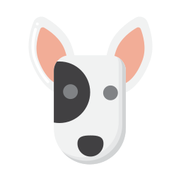 Bull terrier icon