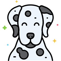 dalmatyński pies ikona
