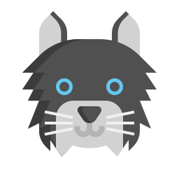 gato del bosque noruego icono