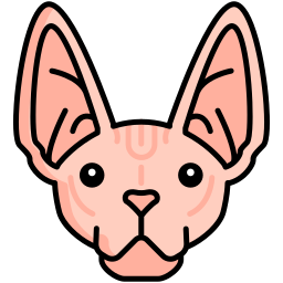 Sphynx cat icon