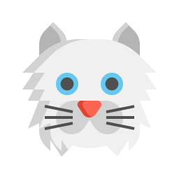 gatto siberiano icona