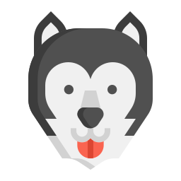 siberische husky icoon