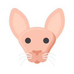 Sphynx cat icon