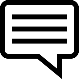 Speech bubble icon