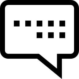 Speech bubble icon