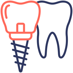 Dental implant icon