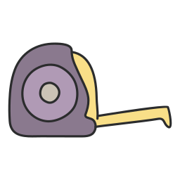 Measuring tape icon