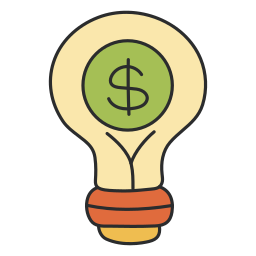 Financial idea icon