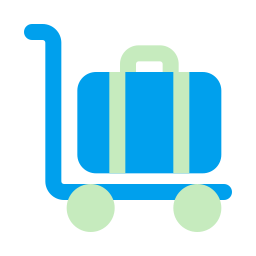 wózek bagażowy ikona