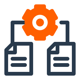 integración de datos icono
