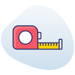 Measuring tape icon