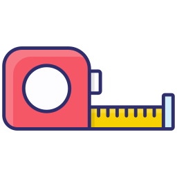 Measuring tape icon