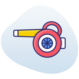 Air blower icon