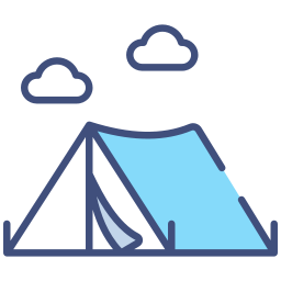 namiot plażowy ikona