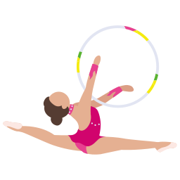 gymnast icoon