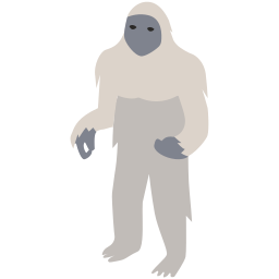 l'abominable homme des neiges Icône