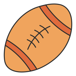 rugby ball icon