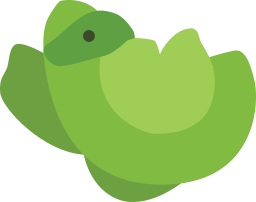 Green tree python icon