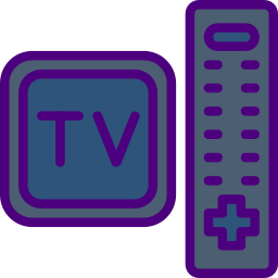 Caixa de TV Ícone