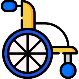 Silla de ruedas icono
