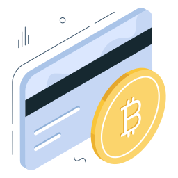 Bitcoin card icon