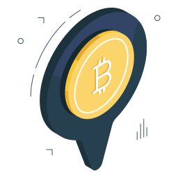 Bitcoin location icon